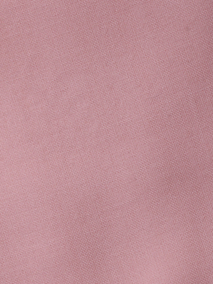 Pink Embroidery Linen Unstitched Dress Material
