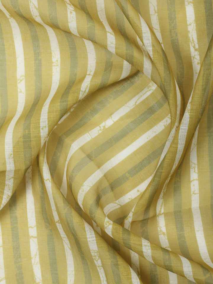 Lemon  Cotton Unstitched Dress Material