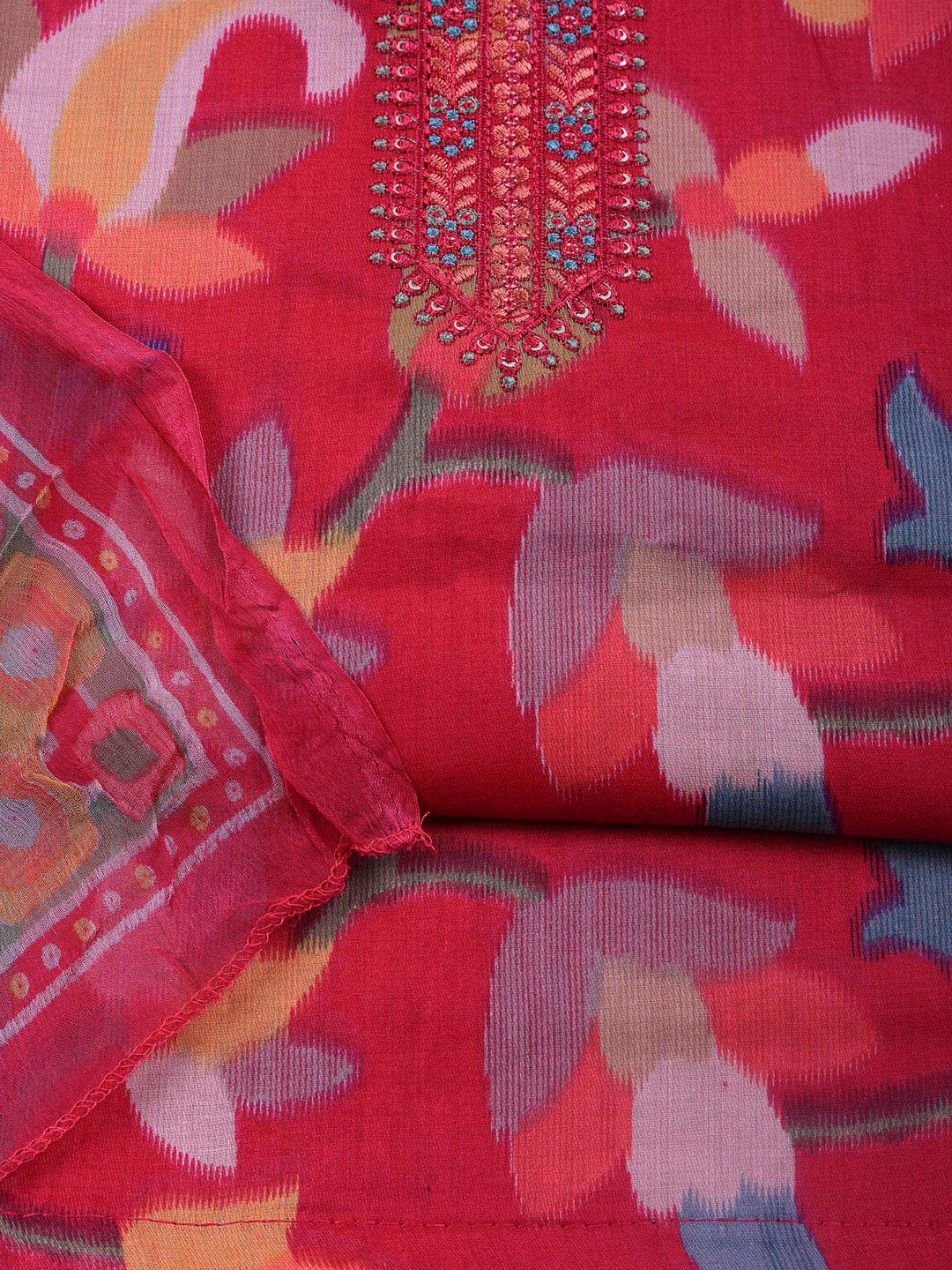 Rani Printed Cotton Blend Unstitched Dress Material