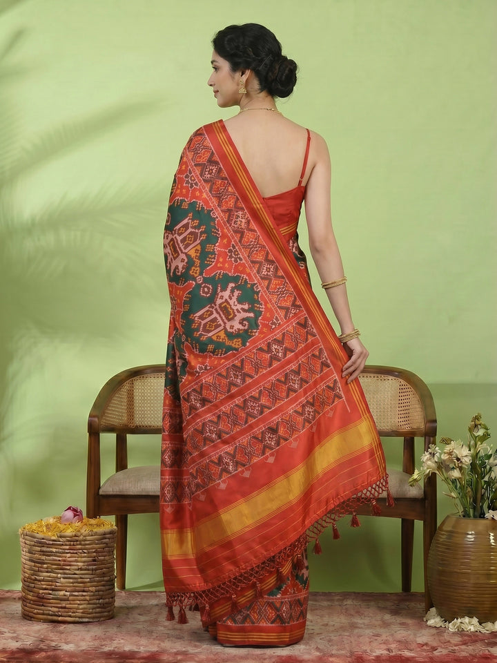 Patola Printed Art Silk Saree