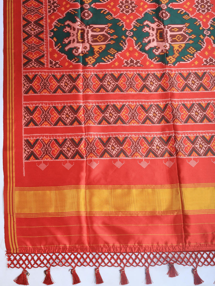Patola Printed Art Silk Saree