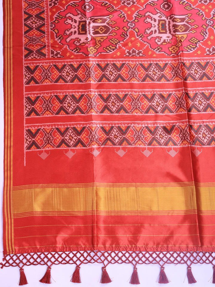 Patola Printed Art Silk Saree