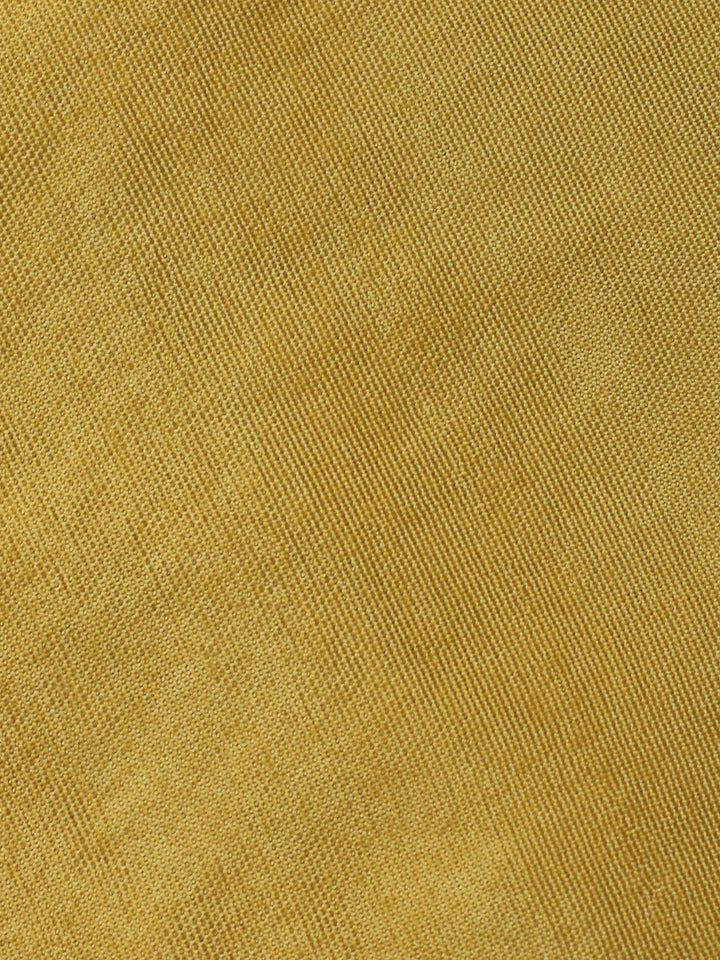 Mustard Embroidery Chanderi Unstitched Dress Material
