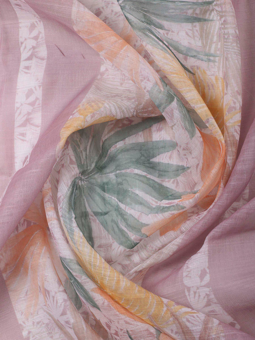 Pink Embroidery Cotton Blend Unstitched Dress Material