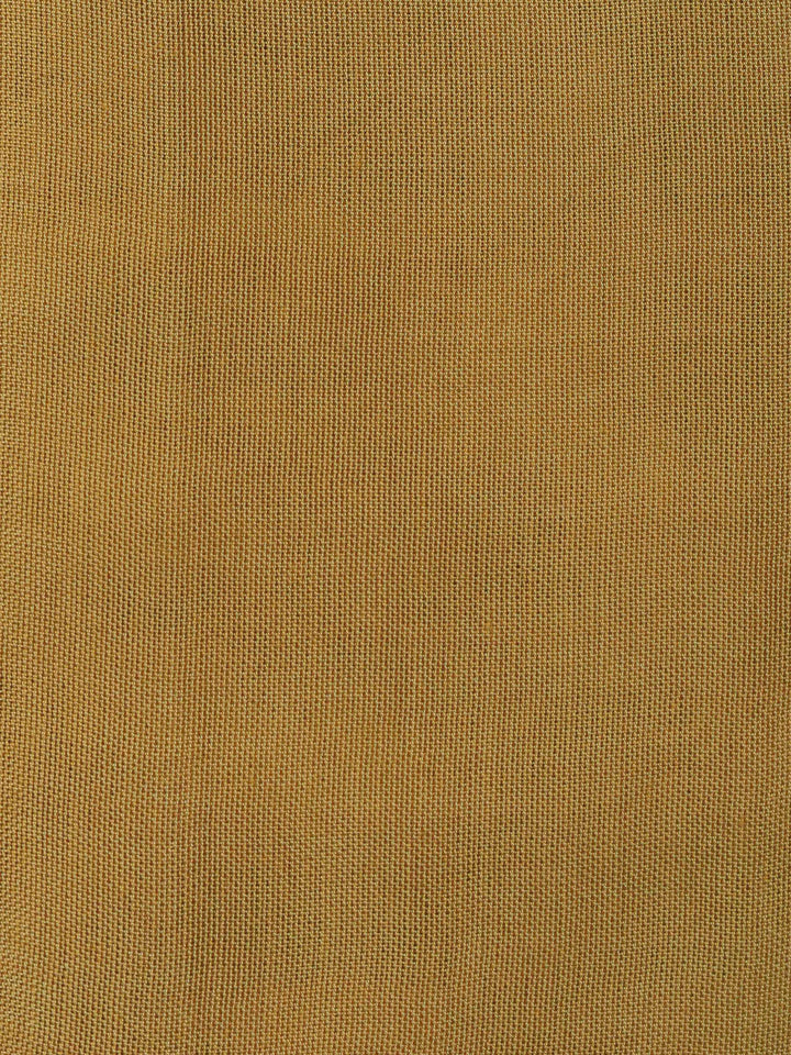 Mustard Printed Tissue Unstitched Dress Material