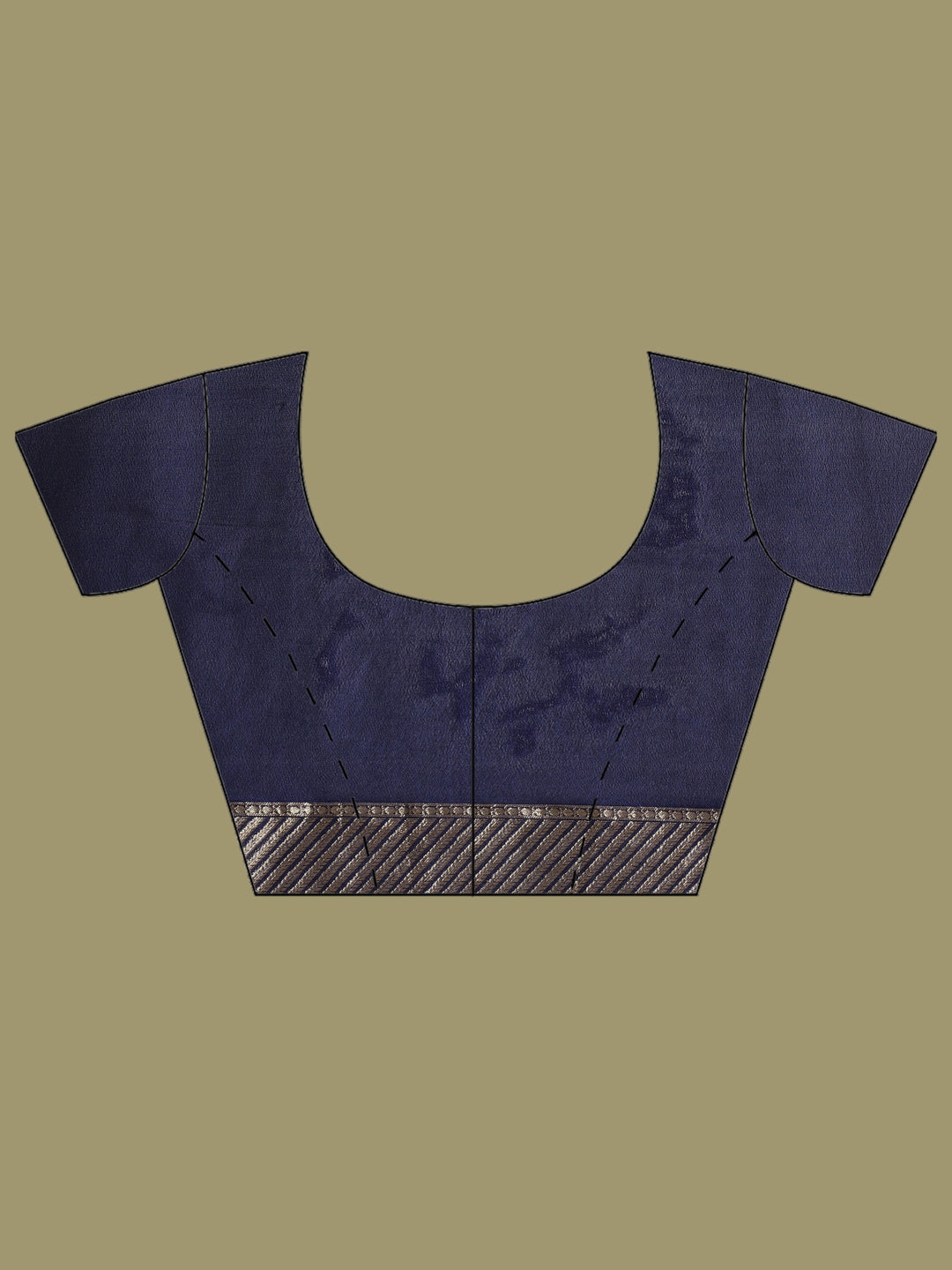 Zari Booti Woven  Crepe Saree
