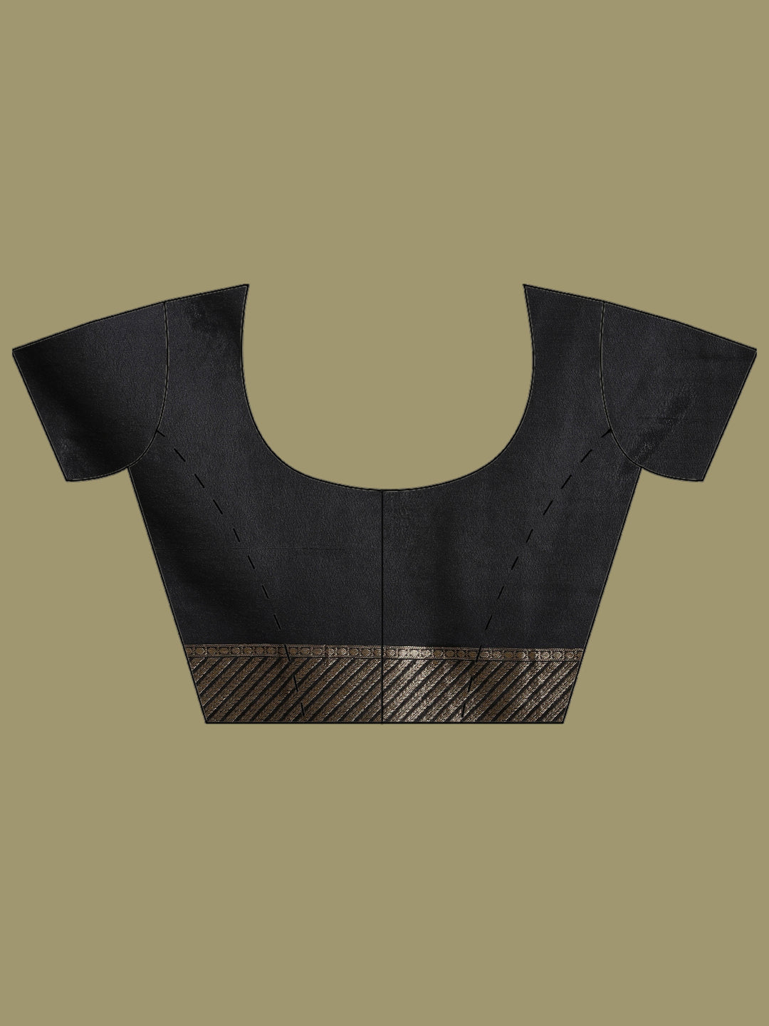 Zari Booti Woven  Crepe Saree