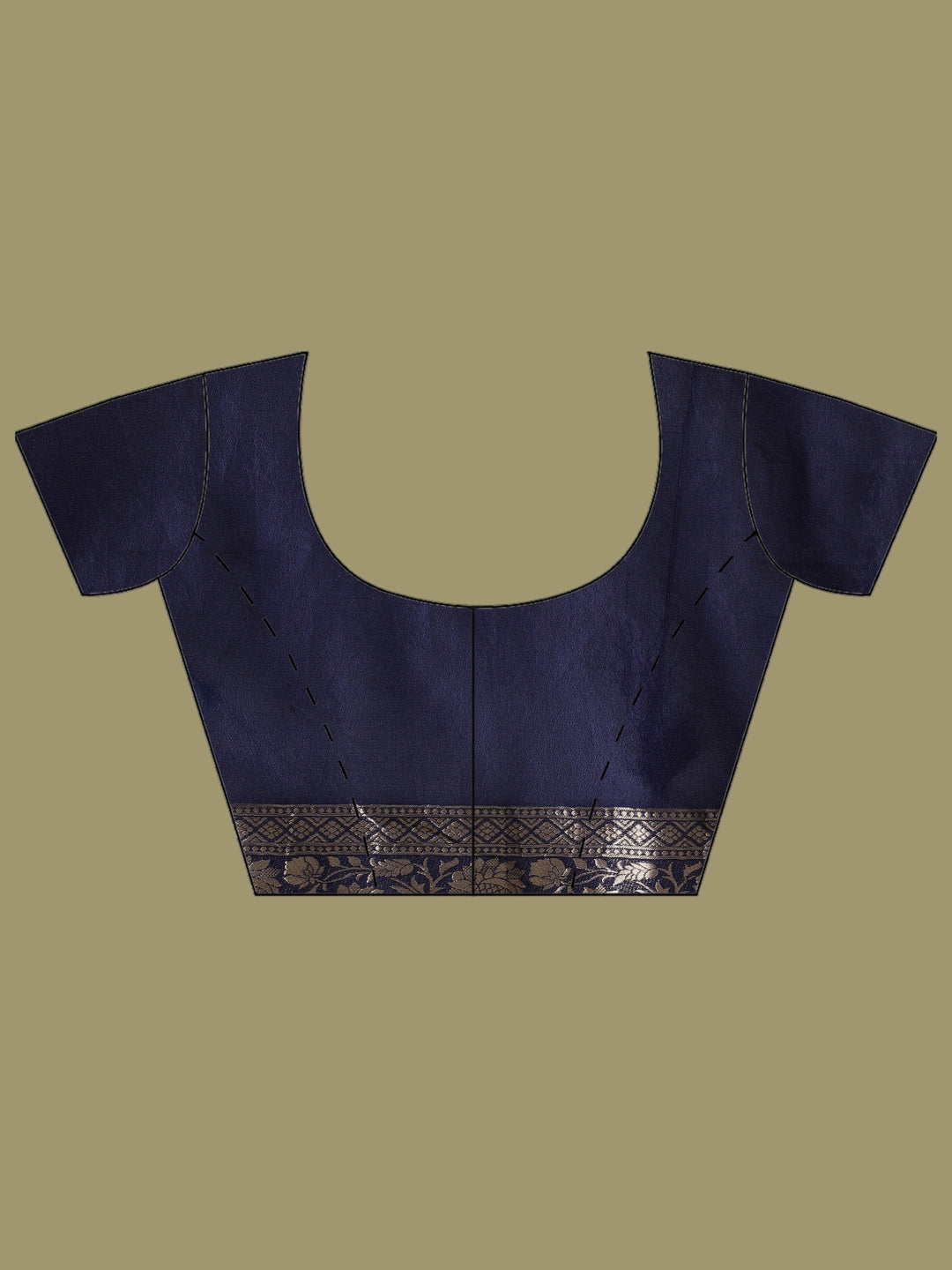 Zari Booti Woven  Crepe Saree