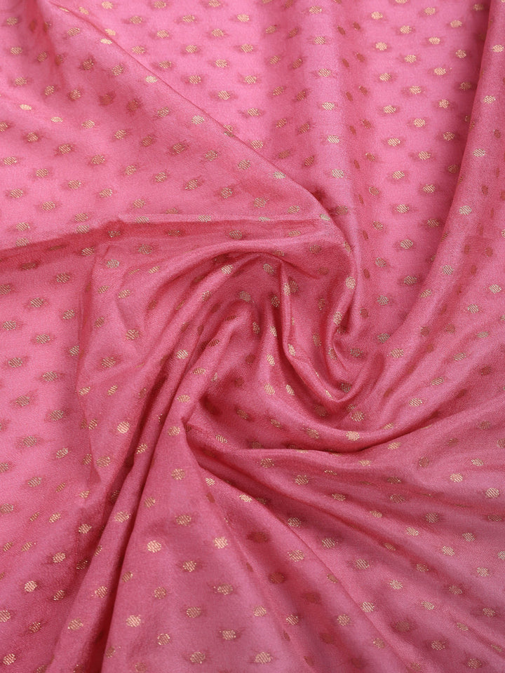 Zari Booti Woven  Crepe Saree