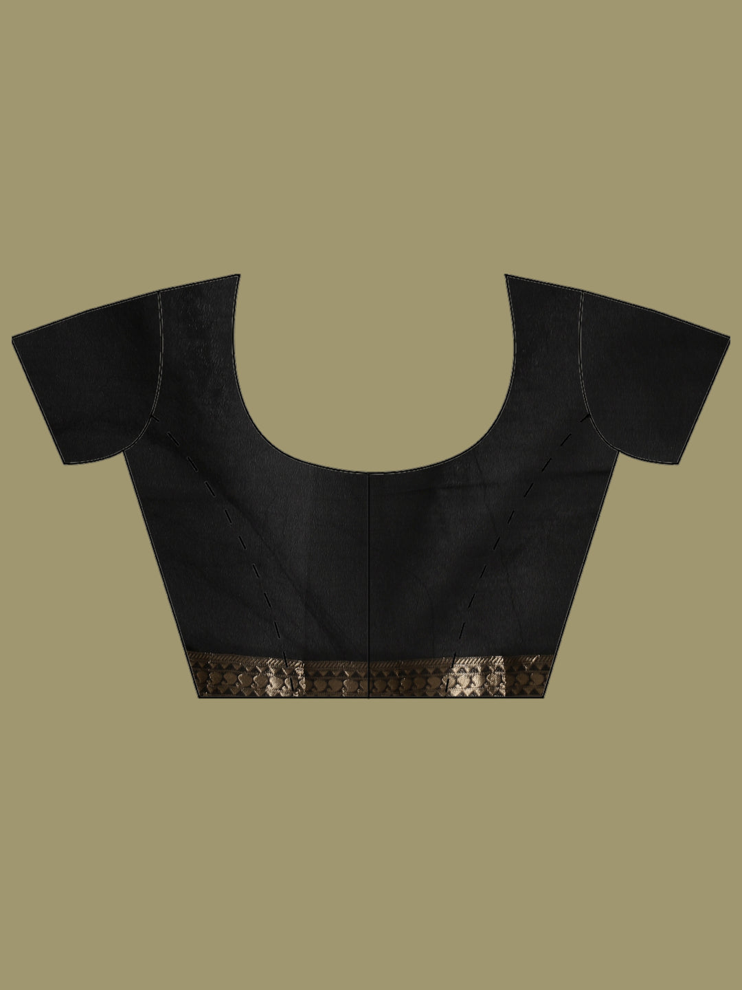 Zari Booti Woven  Crepe Saree