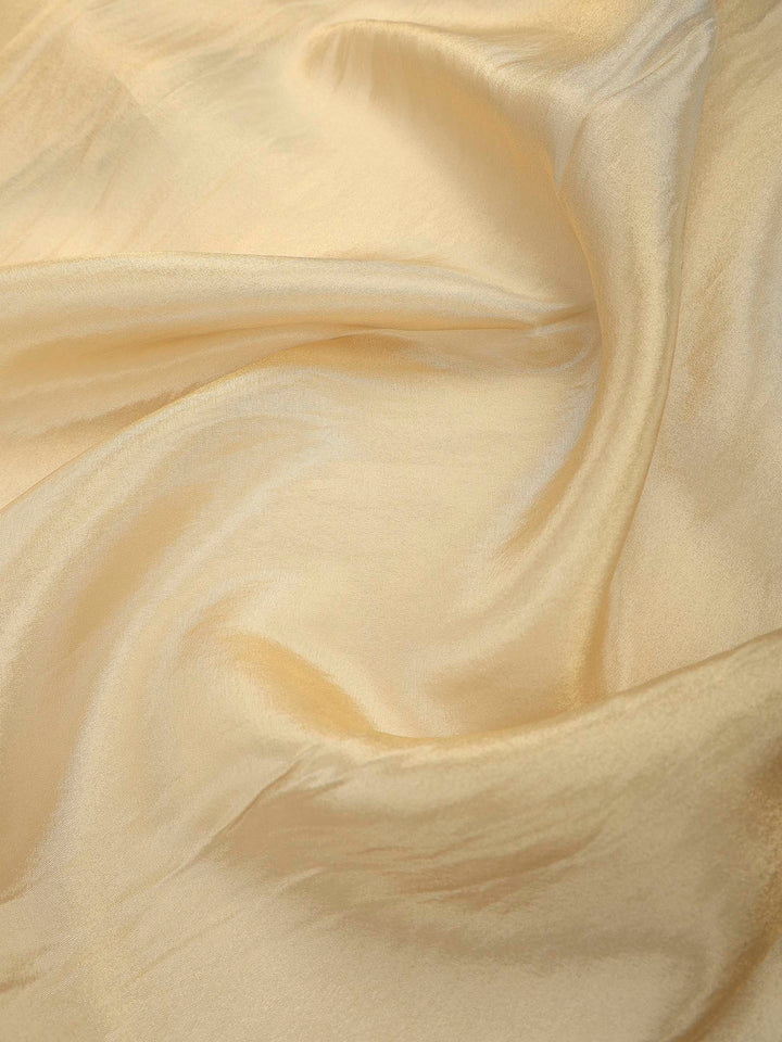 Beige Art Silk Printed Sarees