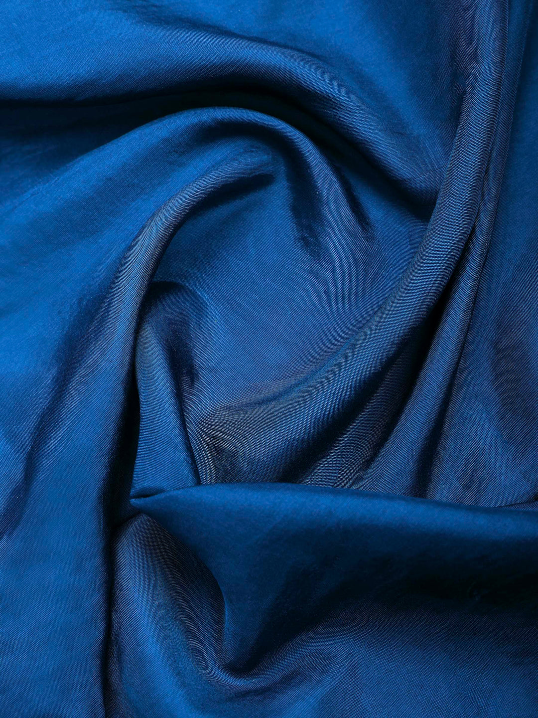 Peacock Blue Art Silk Printed Sarees