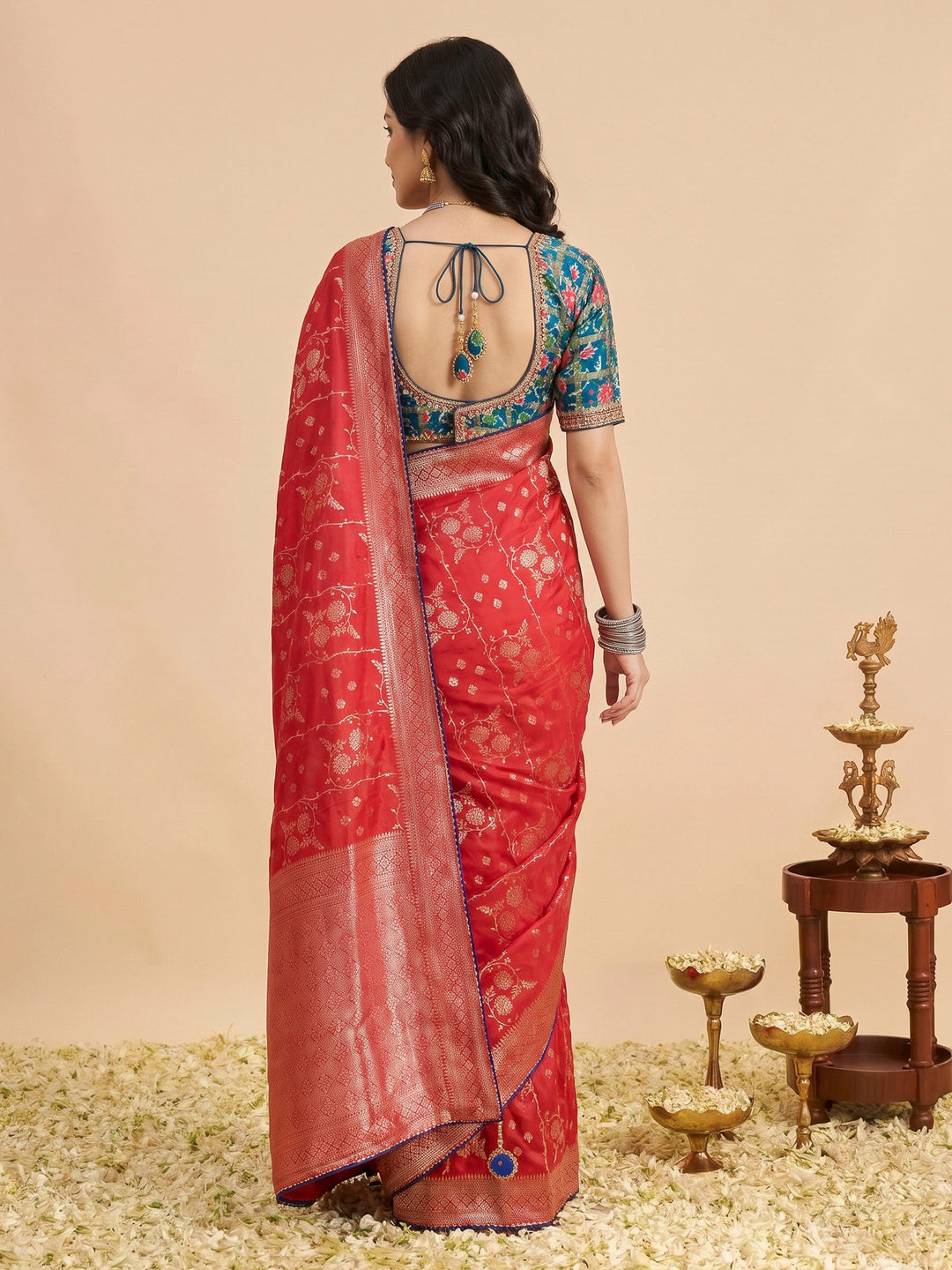 Rani Art Silk Printed Sarees