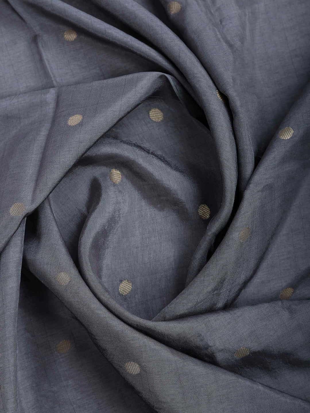 Grey Art Silk Printed Saree