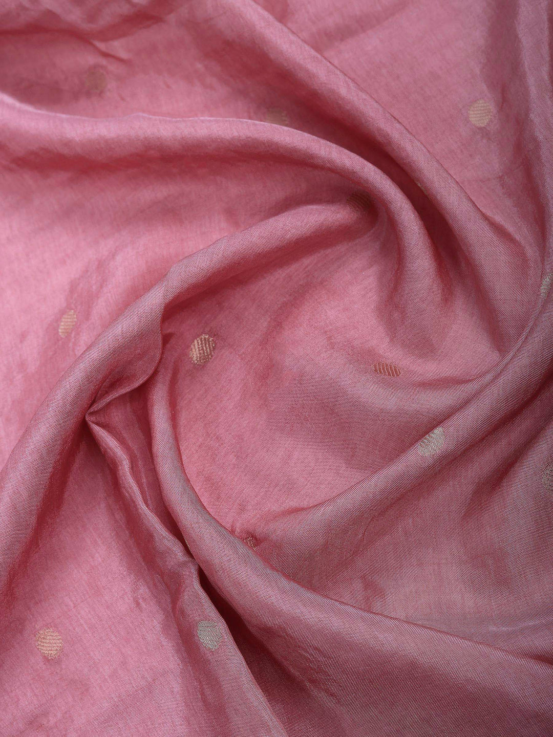 Pink Art Silk Printed Saree