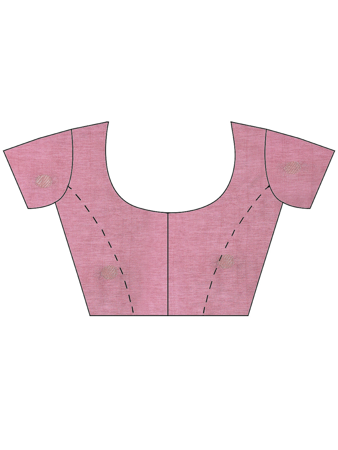 Pink Art Silk Printed Saree