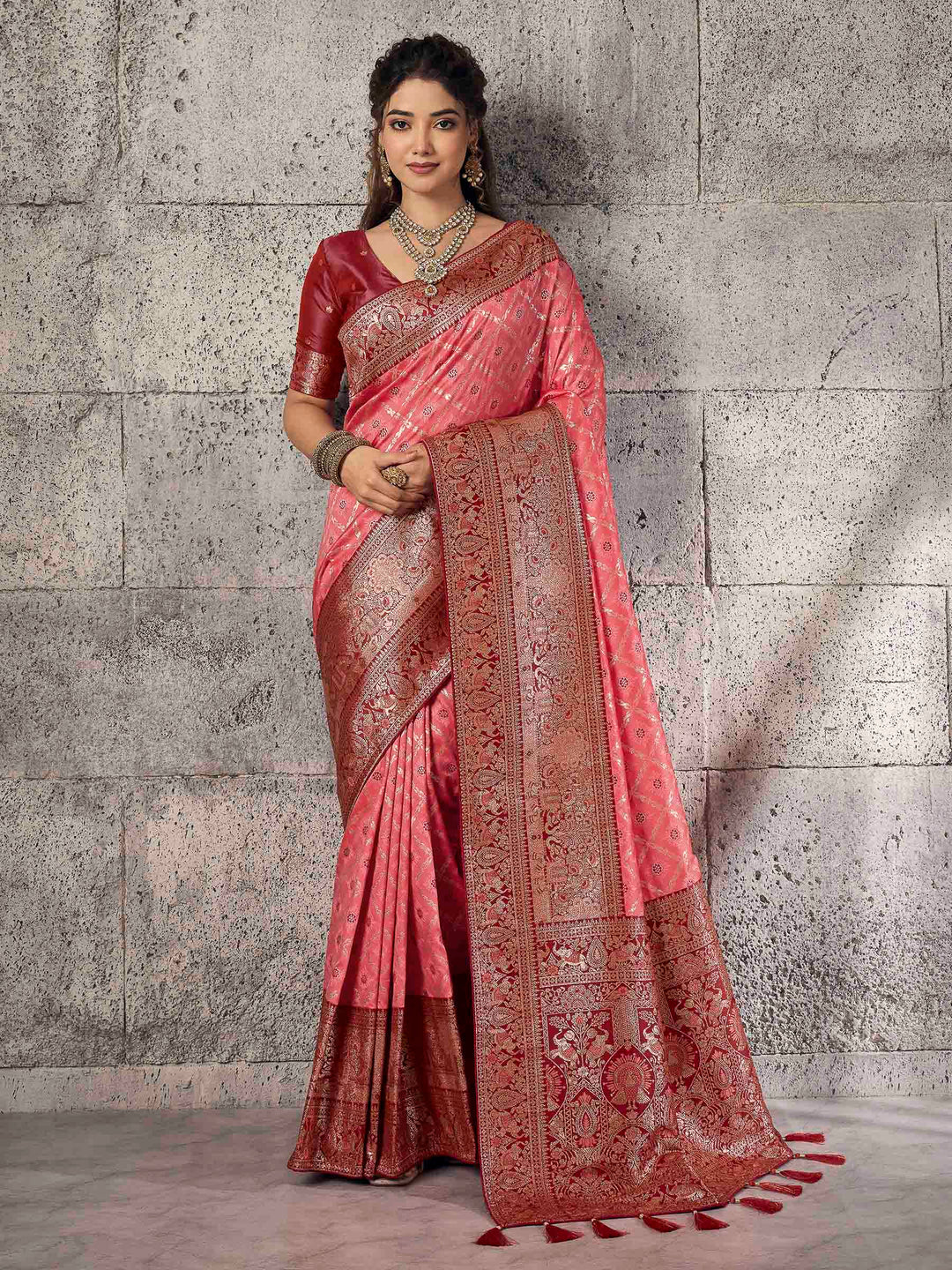 Gazari Banarasi Silk Woven Saree