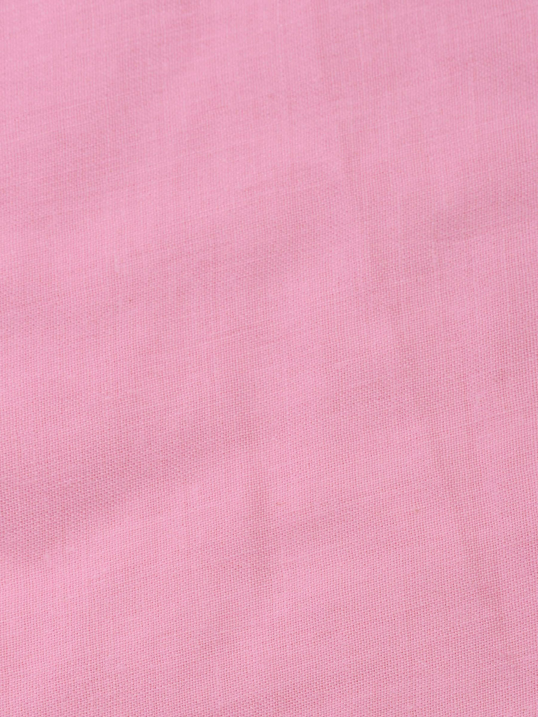 Pink Printed Cotton Blend Unstitched Suit &amp; Pant With Cotton Dupatta