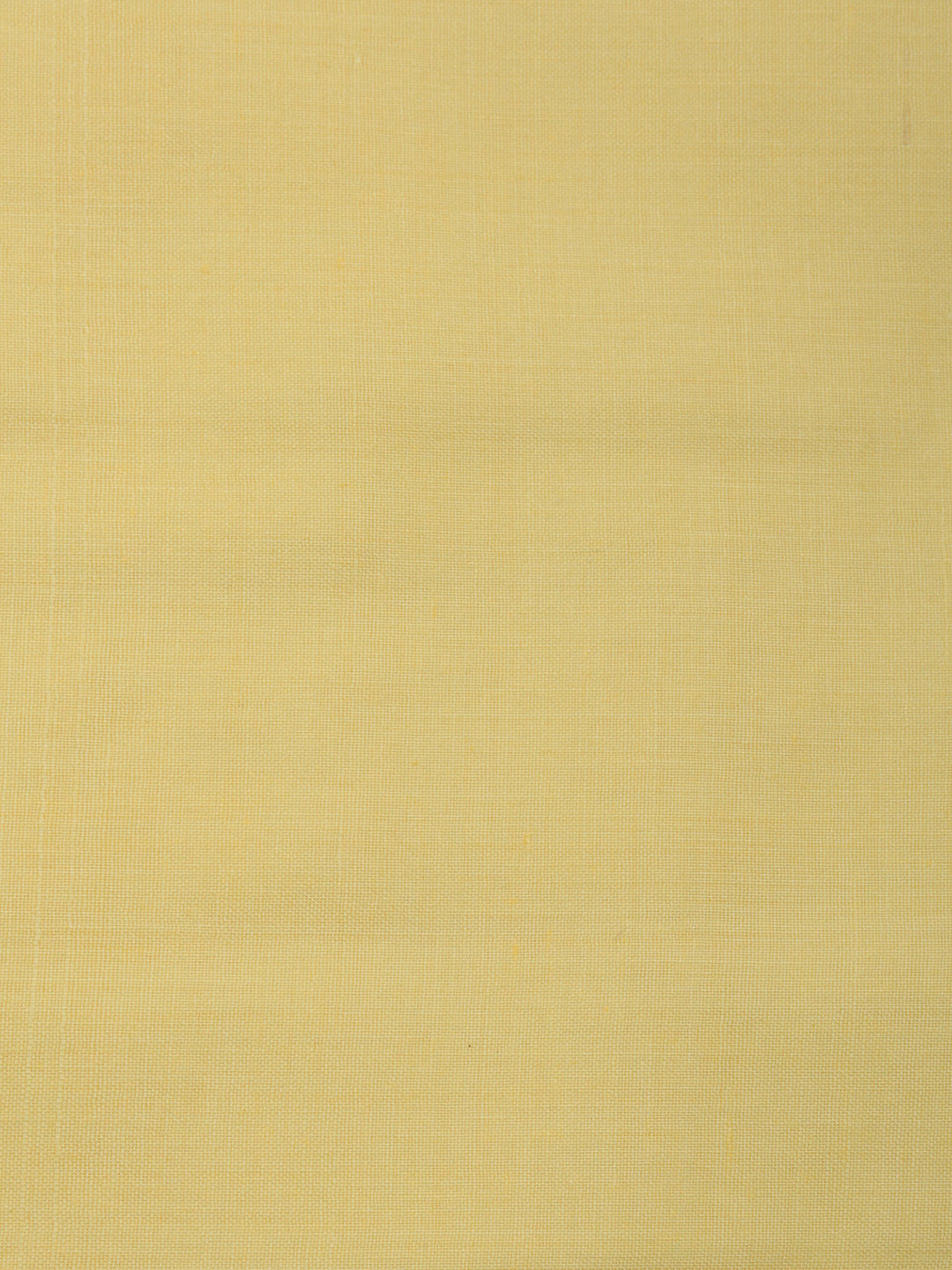 Yellow Printed Cotton Blend Unstitched Dress Material