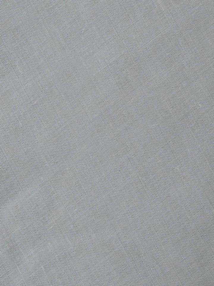 Grey Embroidered Cotton Blend Unstitched Suit &amp; Pant With Cotton Dupatta