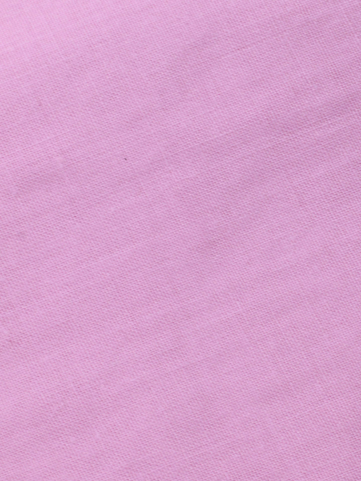 Pink Embroidered Cotton Blend Unstitched Suit &amp; Pant With Cotton Dupatta