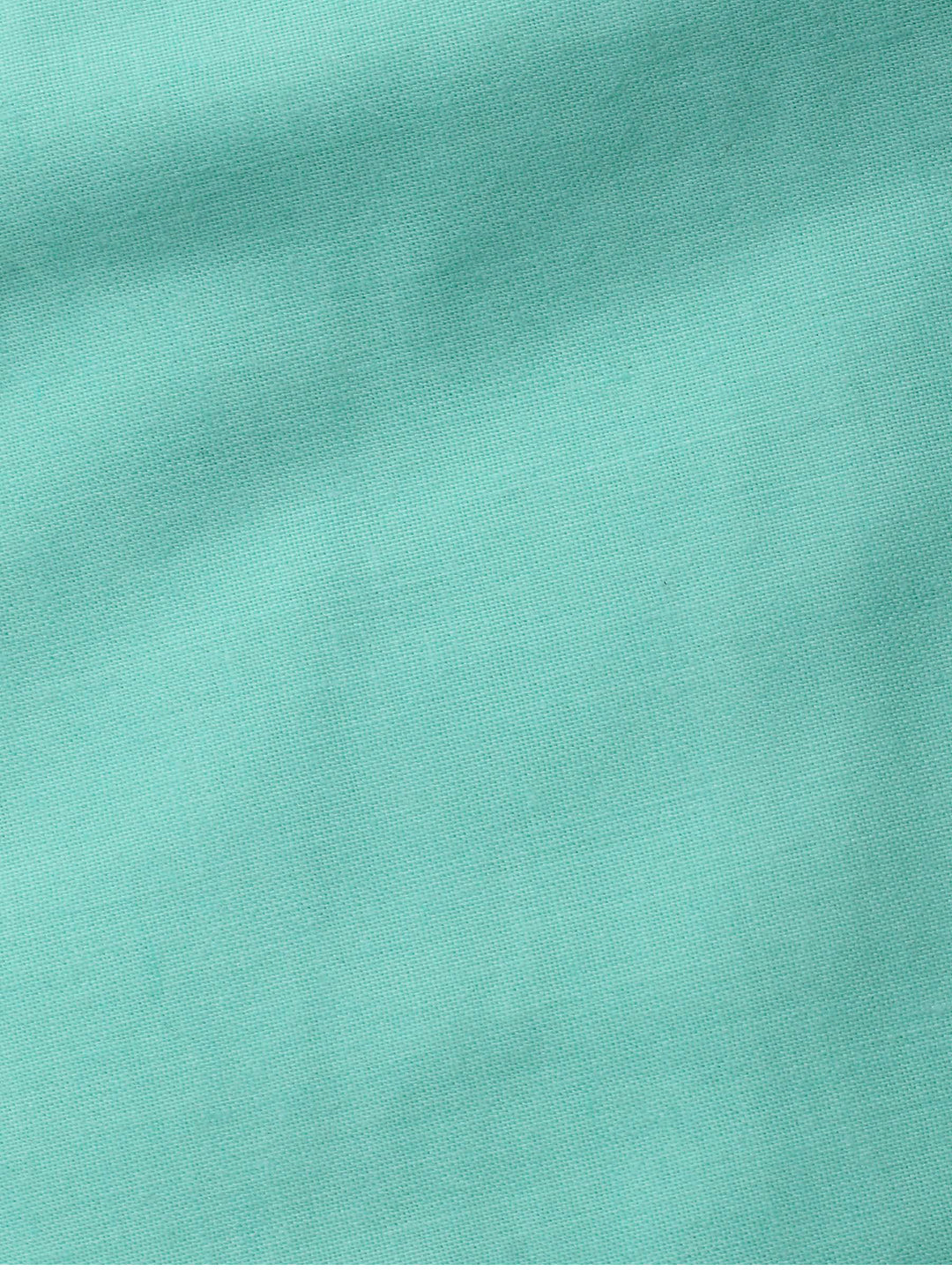 Sea Green Embroidered Cotton Blend Unstitched Suit &amp; Pant With Cotton Dupatta