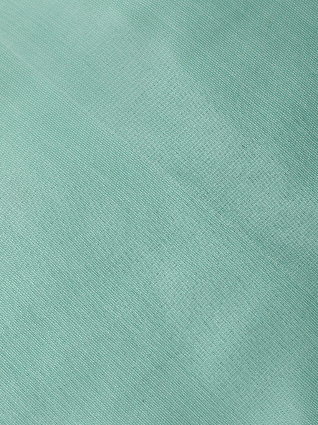 Sea Green Embroidered Cotton Blend Unstitched Suit &amp; Pant With Cotton Dupatta