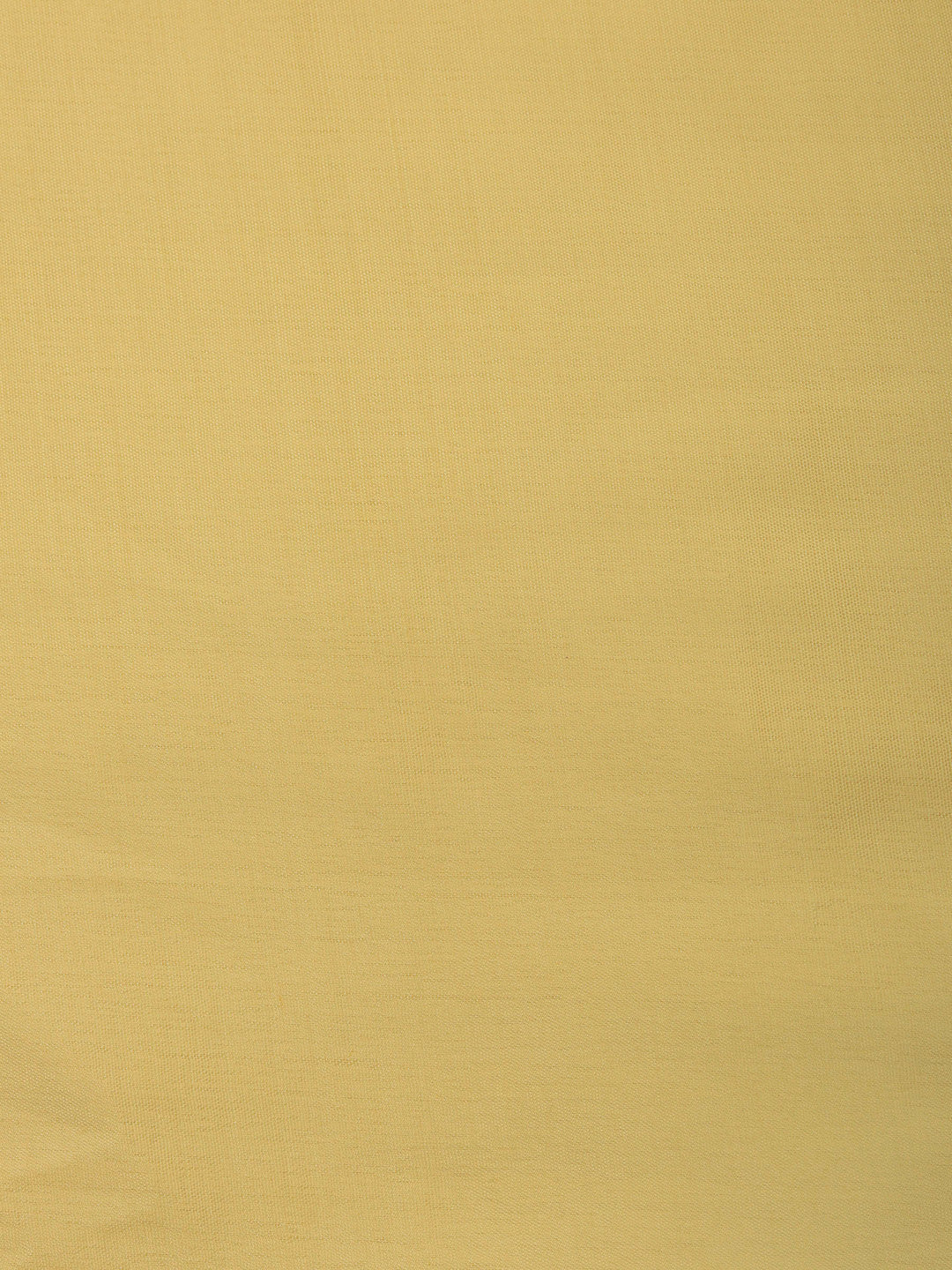 Yellow Embroidered Cotton Blend Unstitched Suit &amp; Pant With Cotton Dupatta