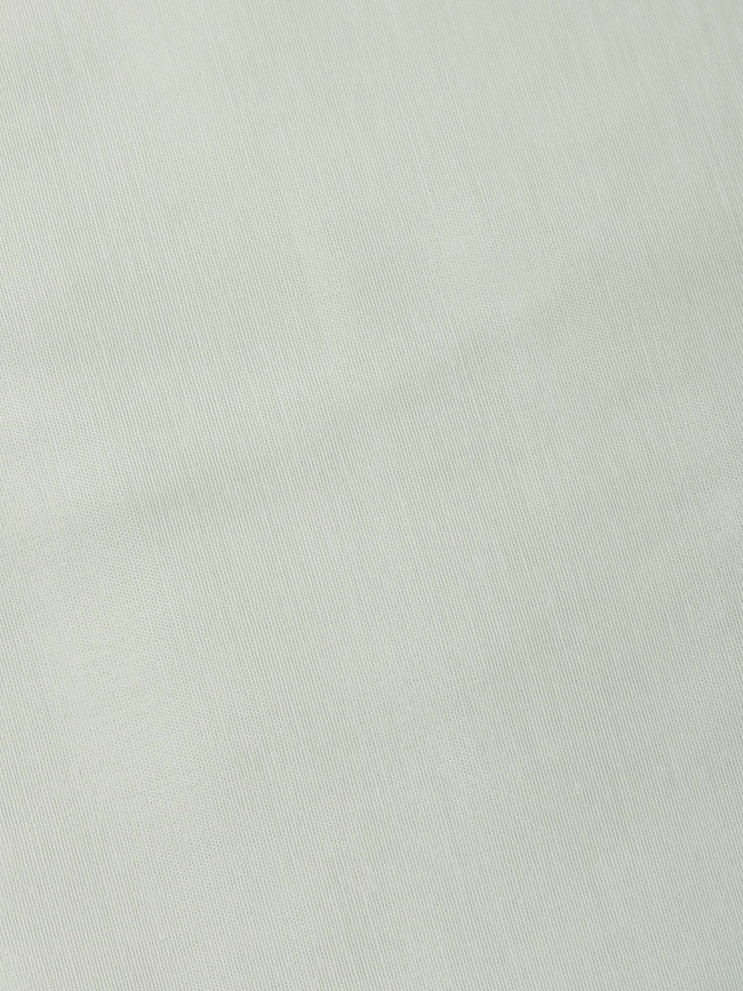 Cream Blue Printed Chanderi Unstitched Suit &amp; Pant With Chanderi Dupatta