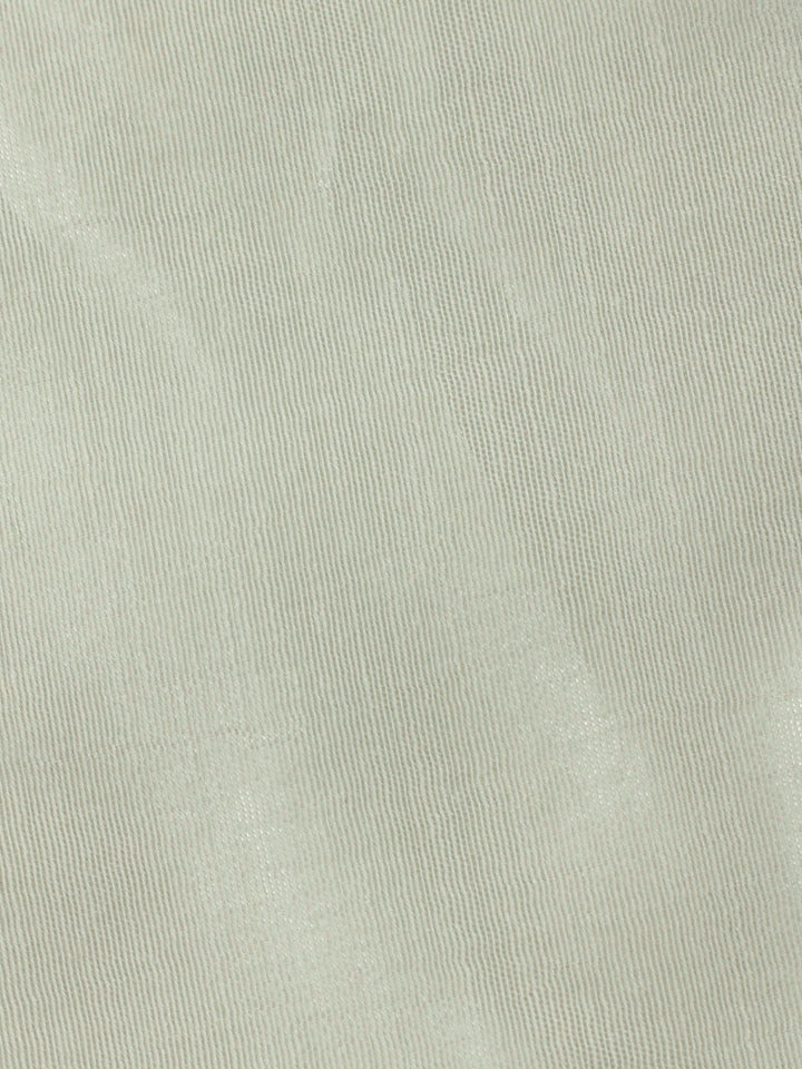 Beige Printed Chanderi Unstitched Suit &amp; Pant With Chanderi Dupatta