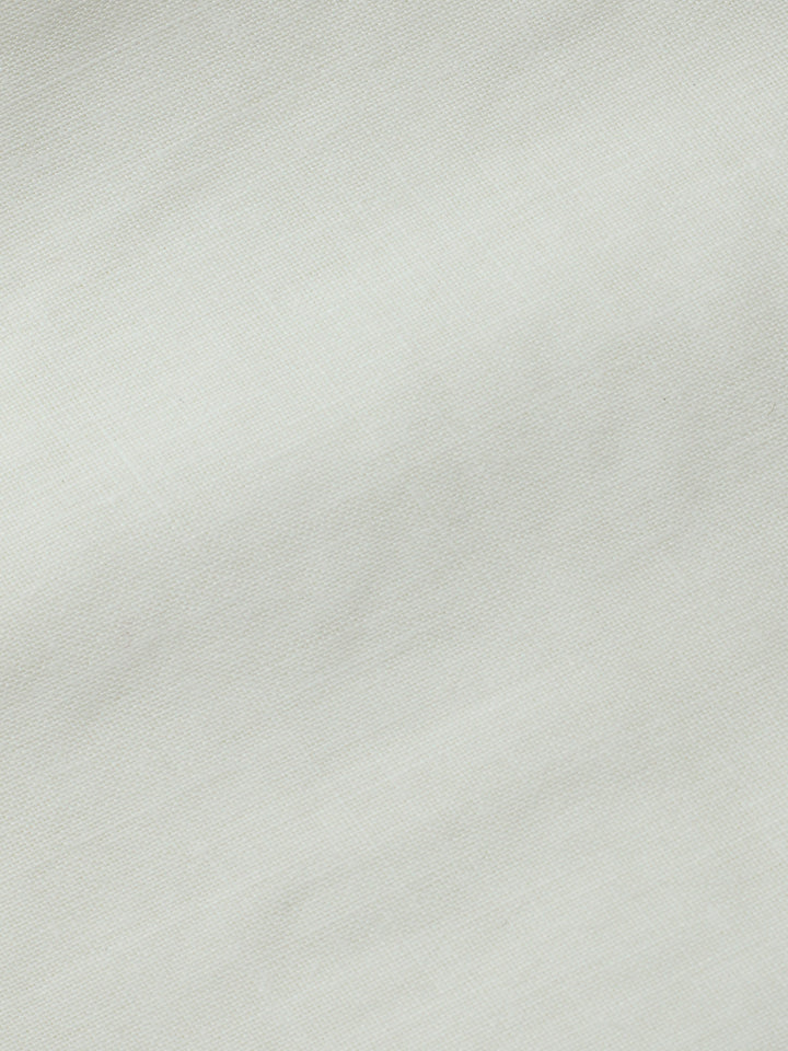 Cream Printed Cotton Blend Unstitched Suit &amp; Pant With Cotton Dupatta