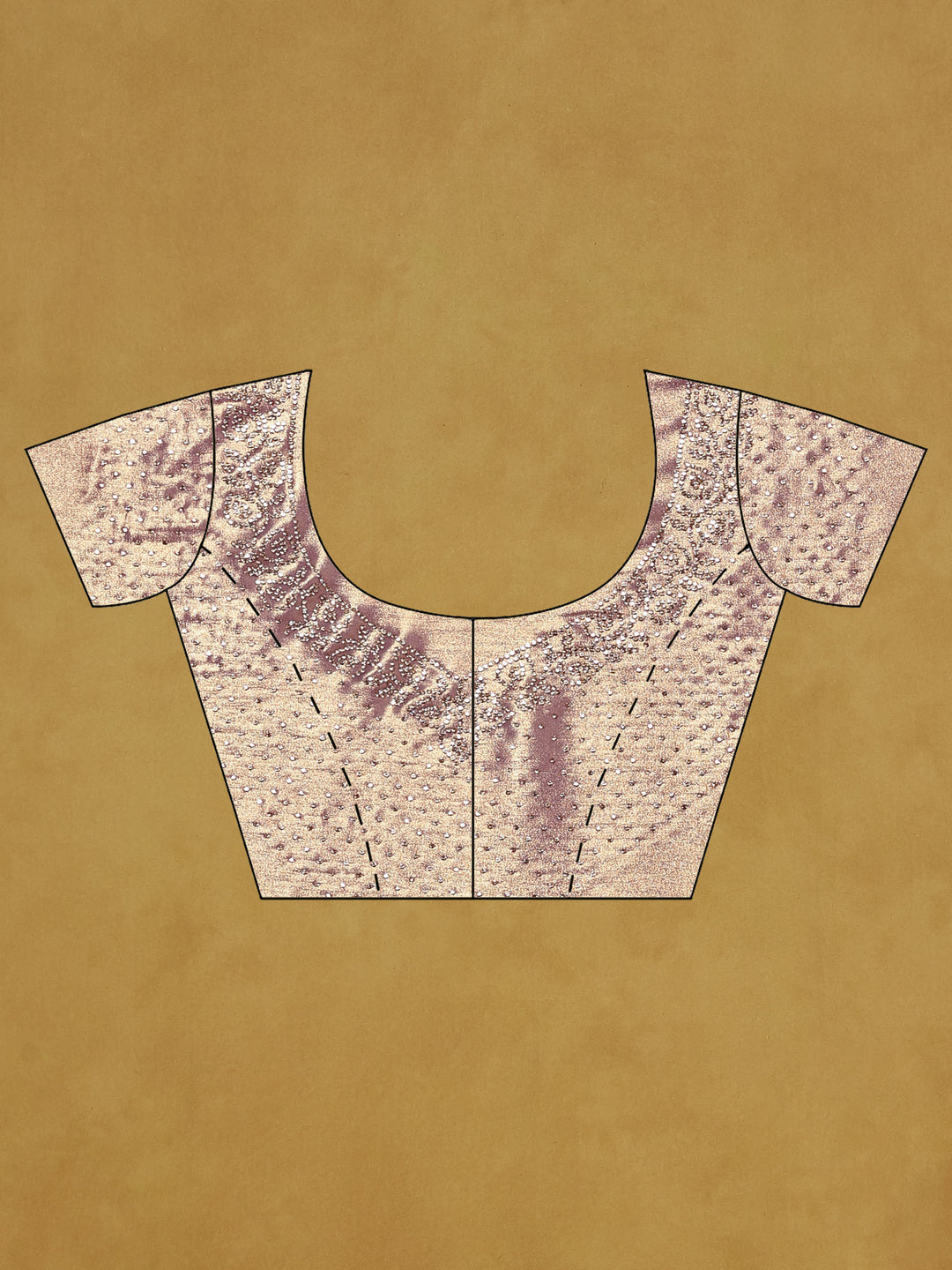 Lavender Embroidered Tissue Saree
