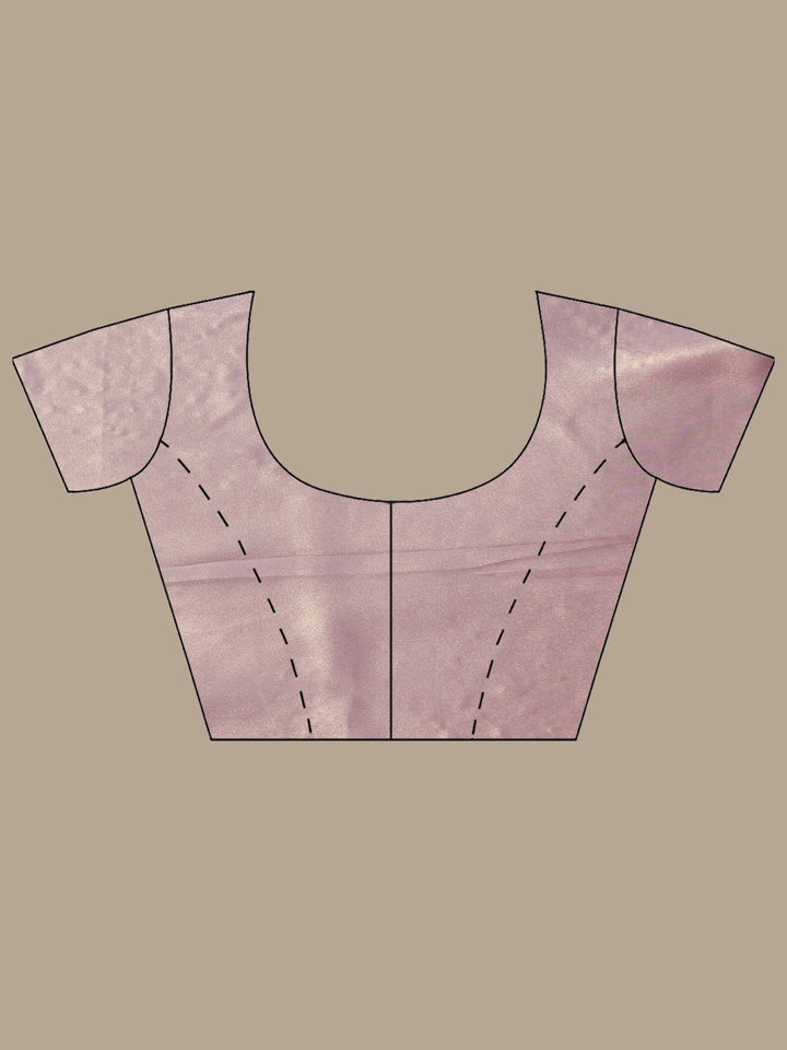 Lavender Embroidered Tissue Saree