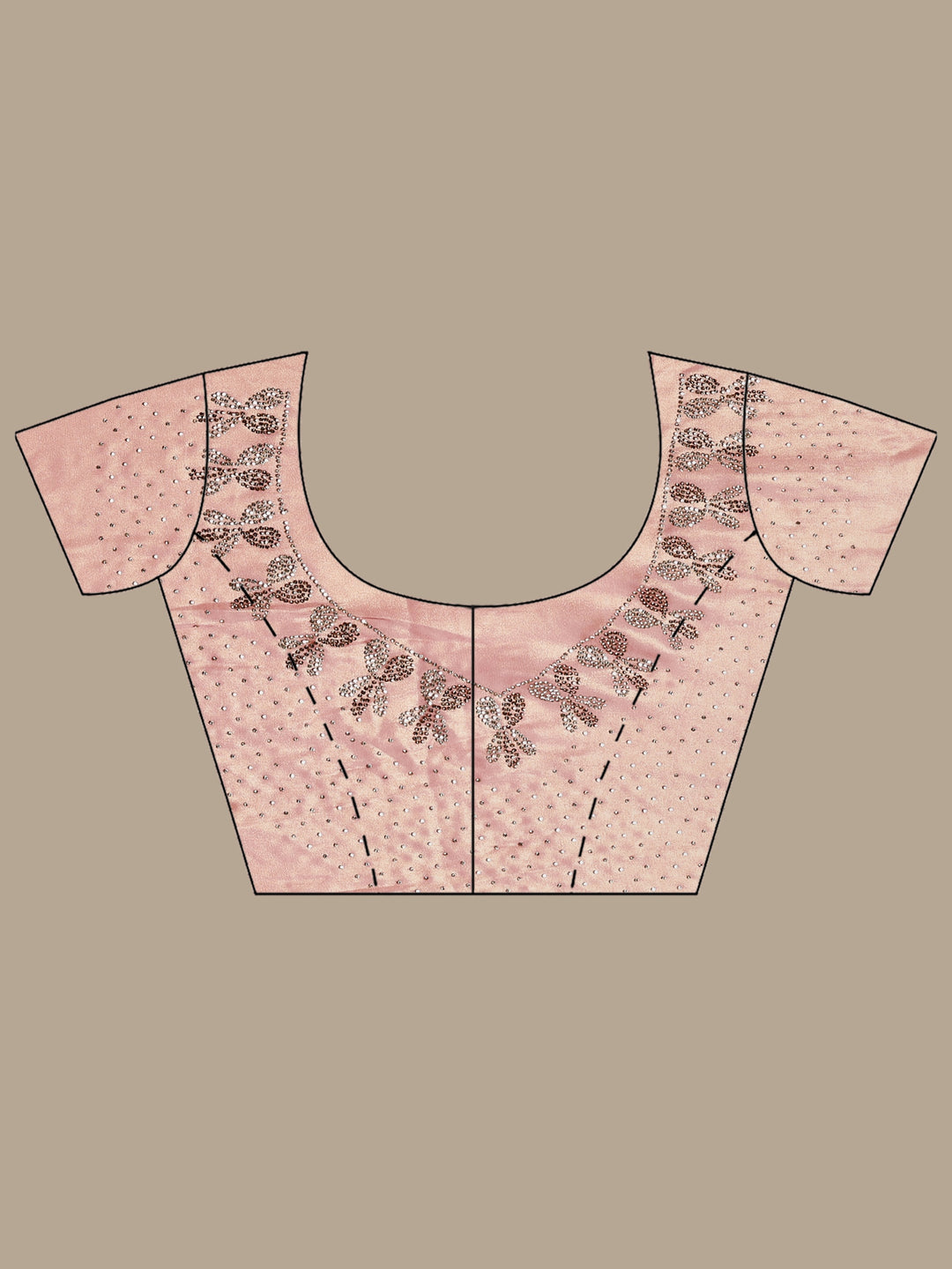 Pink Embroidered Tissue Saree