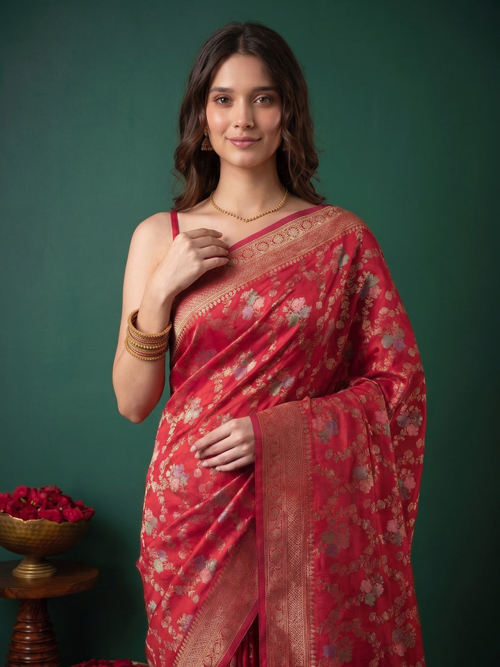 Rani Art Silk Woven Saree