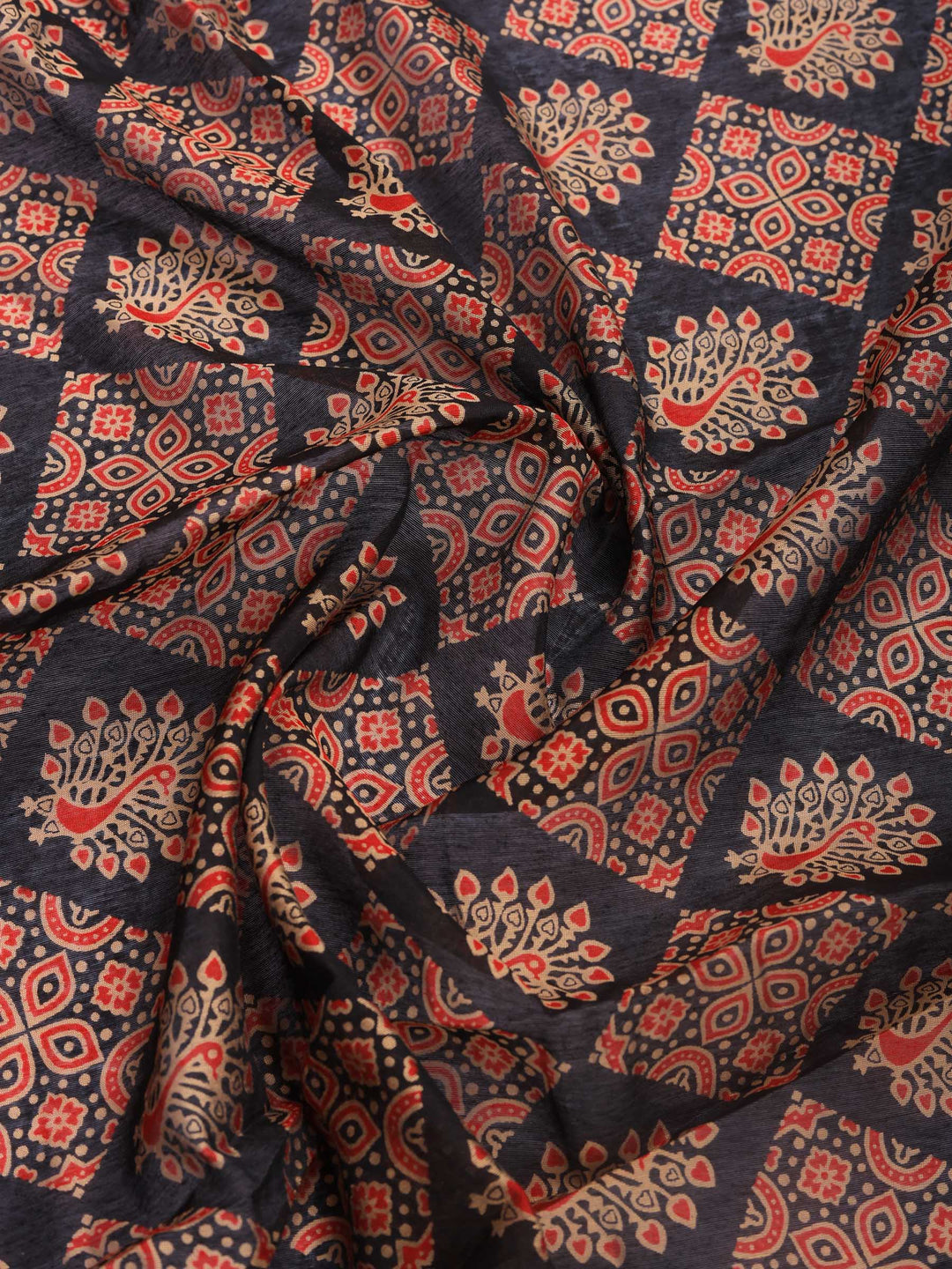 Zari Booti Woven  Crepe Saree