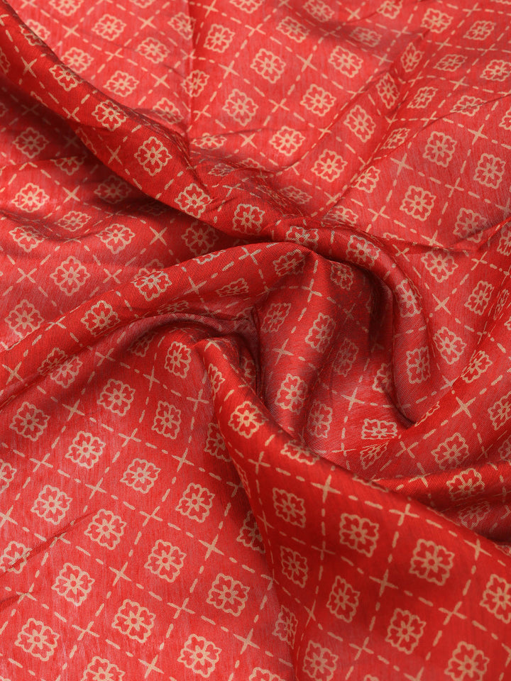 Printed Art Silk Saree