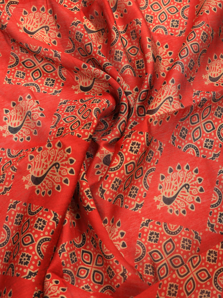 Printed Art Silk Saree