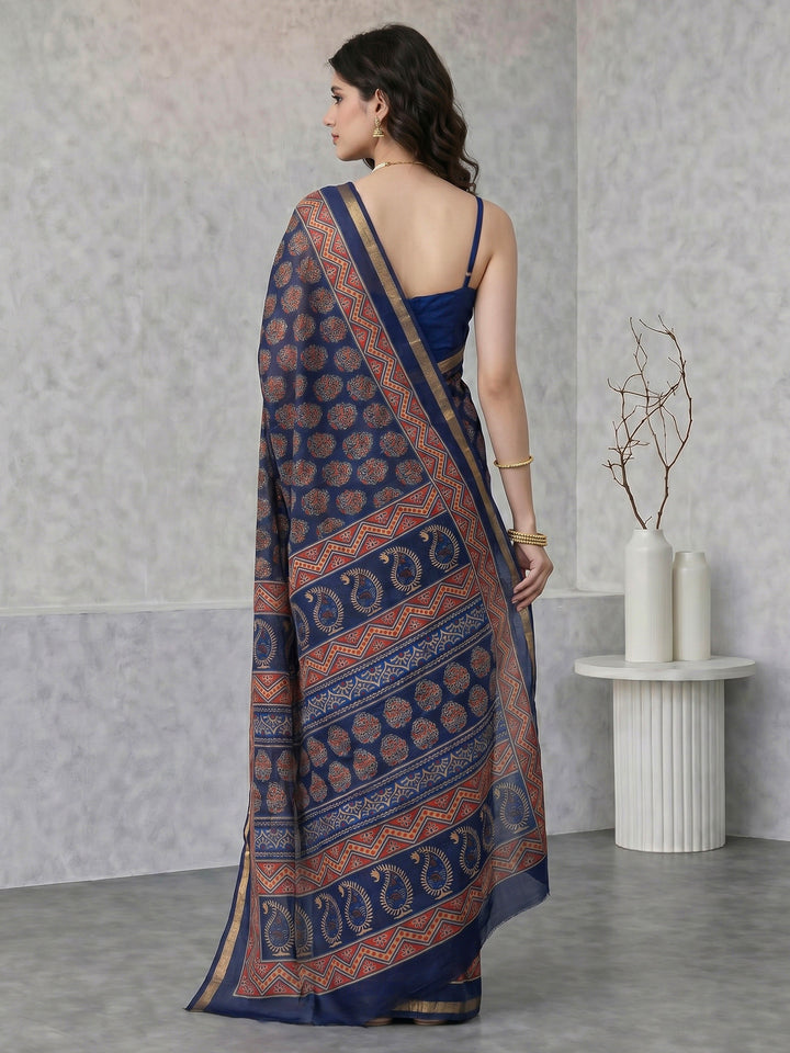 Printed Art Silk Saree