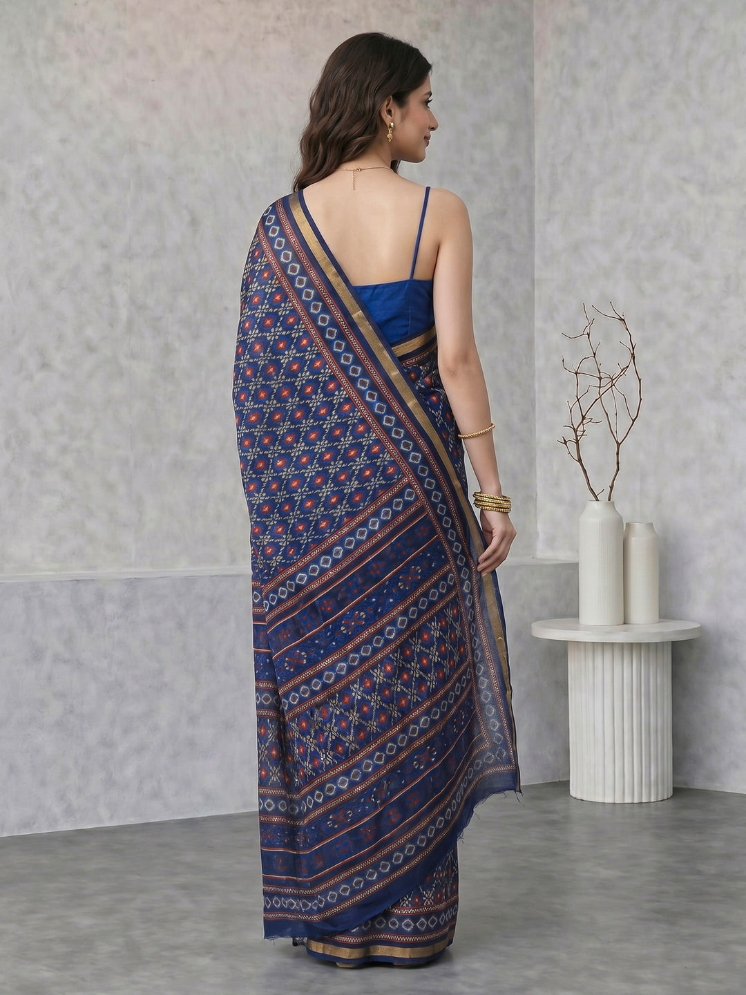 Printed Art Silk Saree