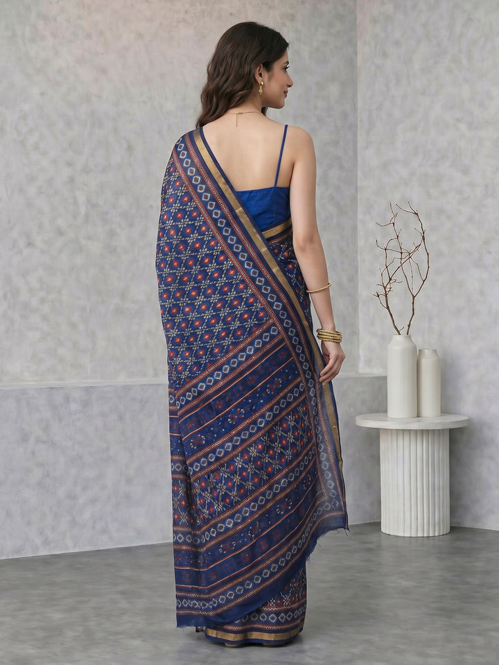 Printed Art Silk Saree