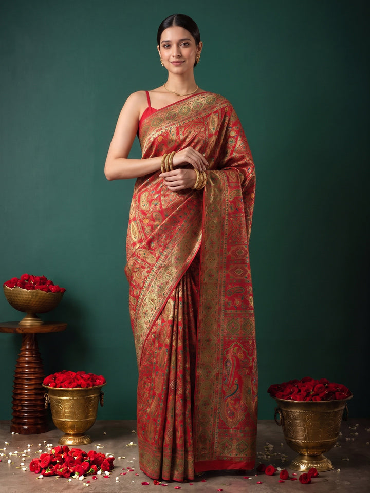 Rani Art Silk Woven Saree