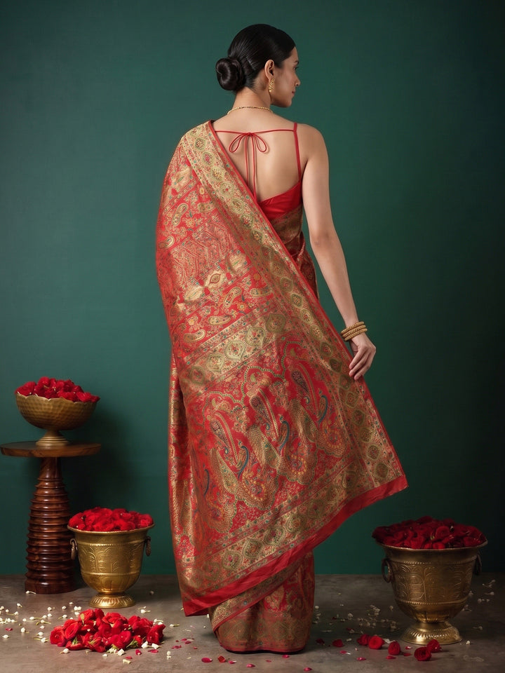 Rani Art Silk Woven Saree