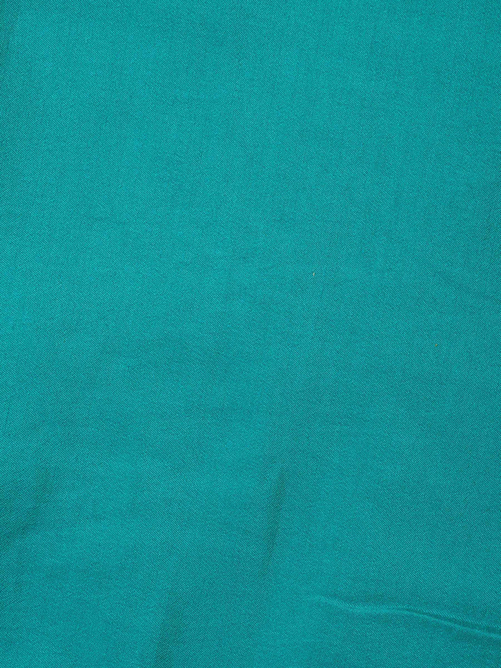 Rama-Green Art Silk Embroidered Unstitched Dress Material
