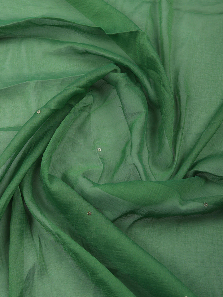 Aqua Green Woven Unstitched Meena Bazaar