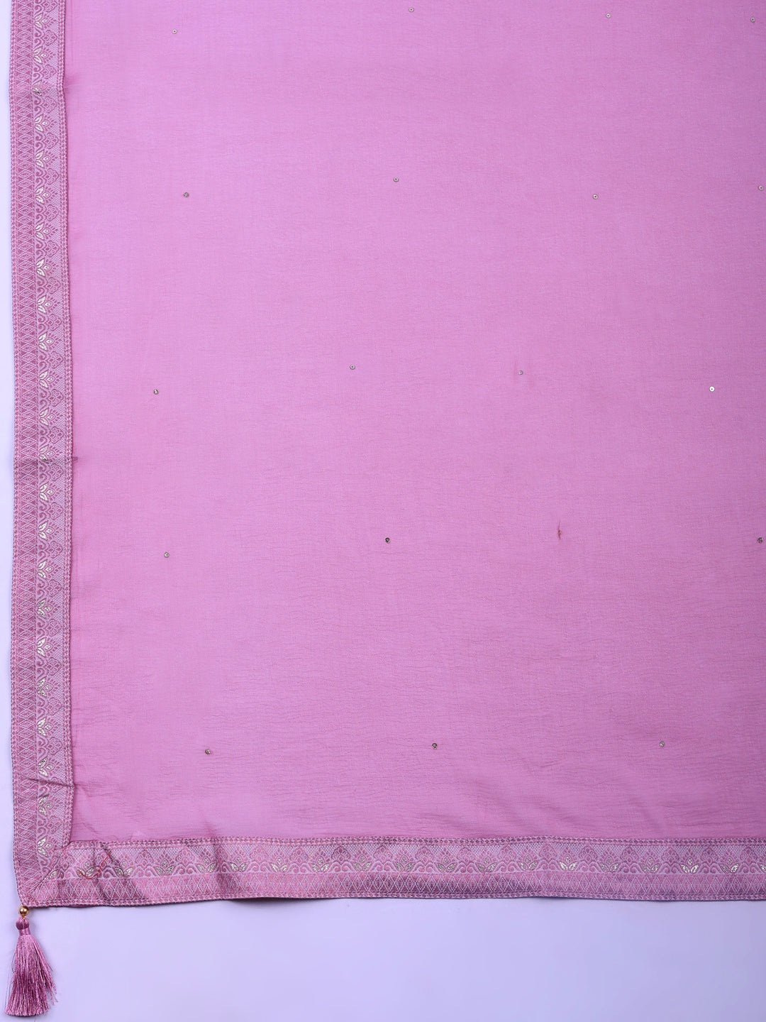 Pink Woven Unstitched Meena Bazaar
