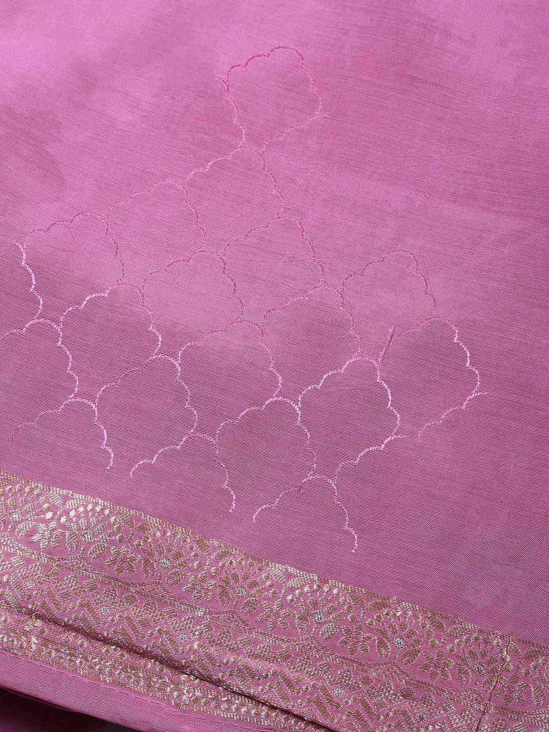 Pink-Lavender Woven Unstitched Meena Bazaar