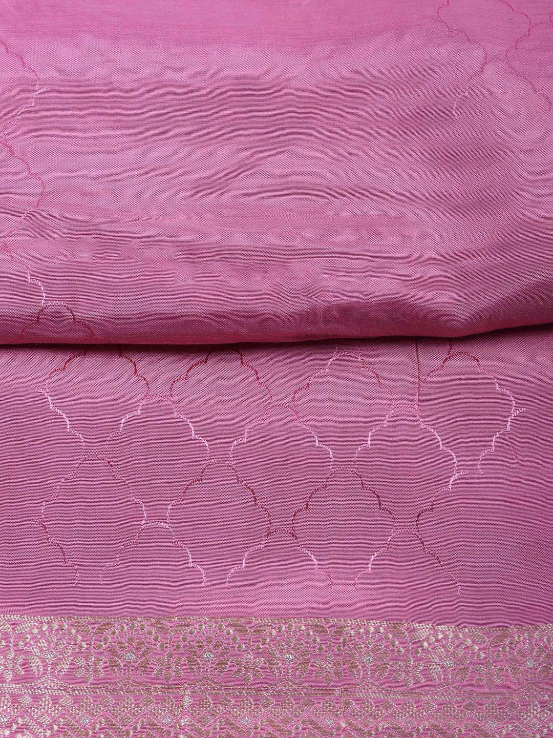 Pink-Lavender Woven Unstitched Meena Bazaar