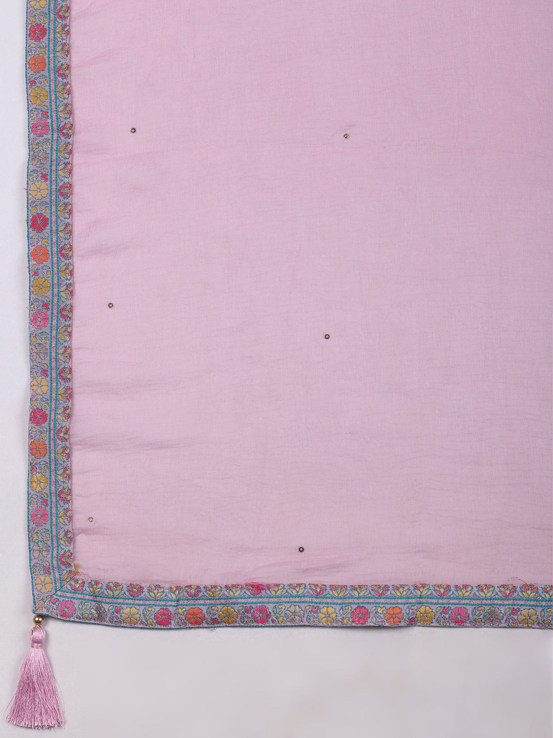 Mauve Muslin Woven Unstitched Dress Material