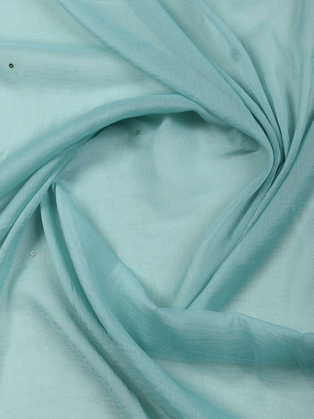 Sea Green Muslin Woven Unstitched Dress Material